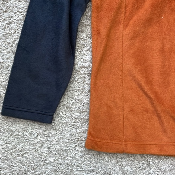 NWT Mens Columbia Steens Mountain Half Snap Warm Copper/Black Fleece Jacket Sz M - Picture 5 of 11